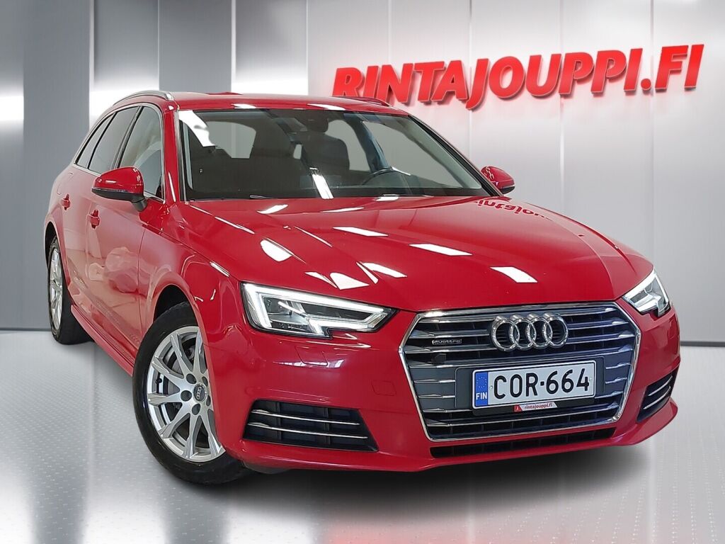 Audi A4 2016 Punainen