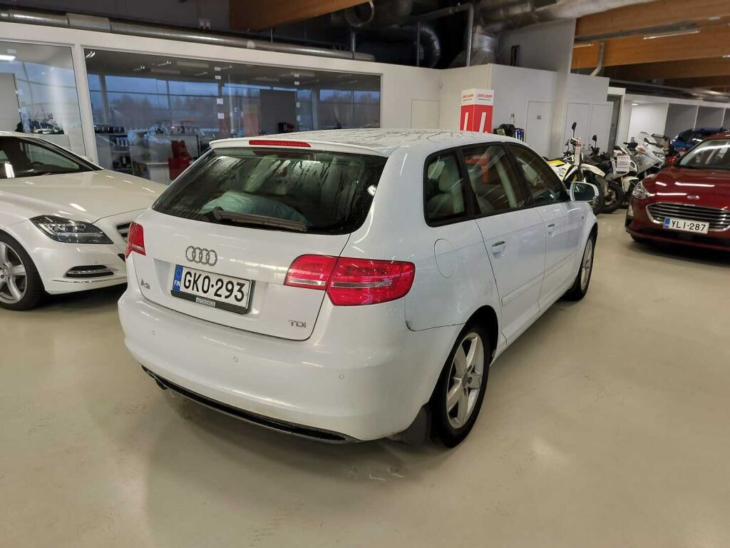 Audi A3 2012 Valkoinen