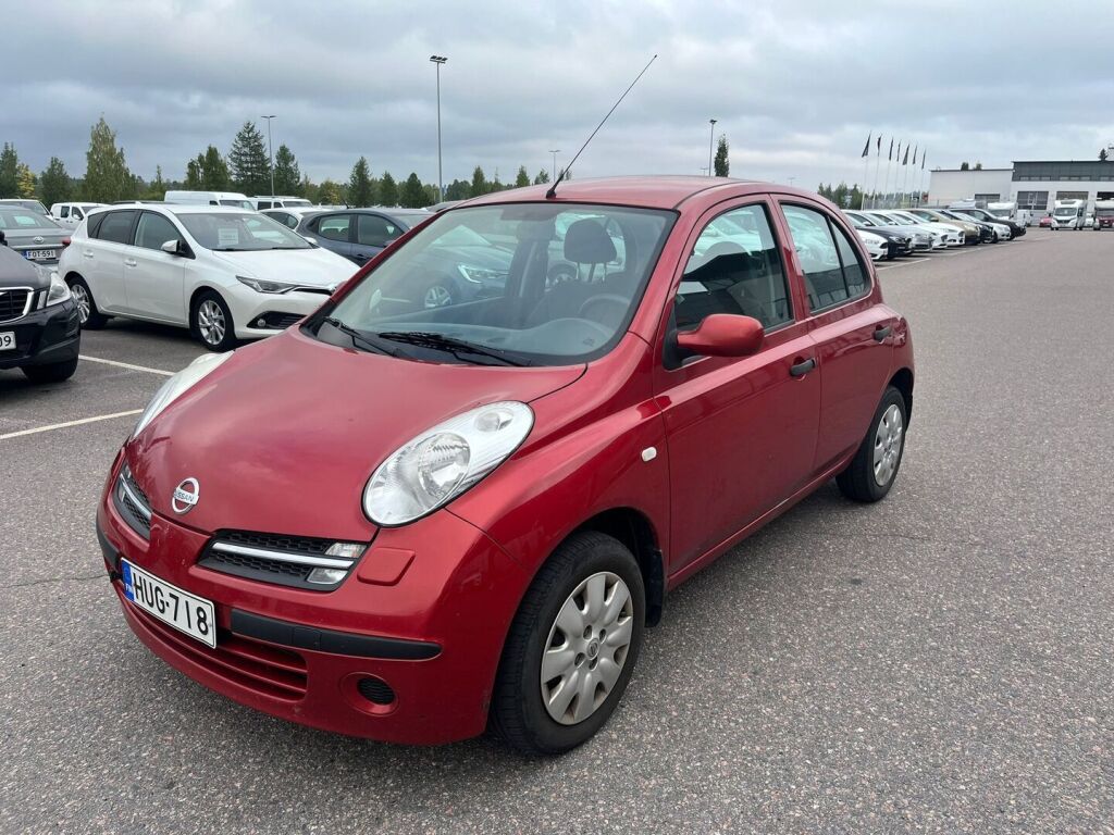 Nissan Micra 2007 Punainen