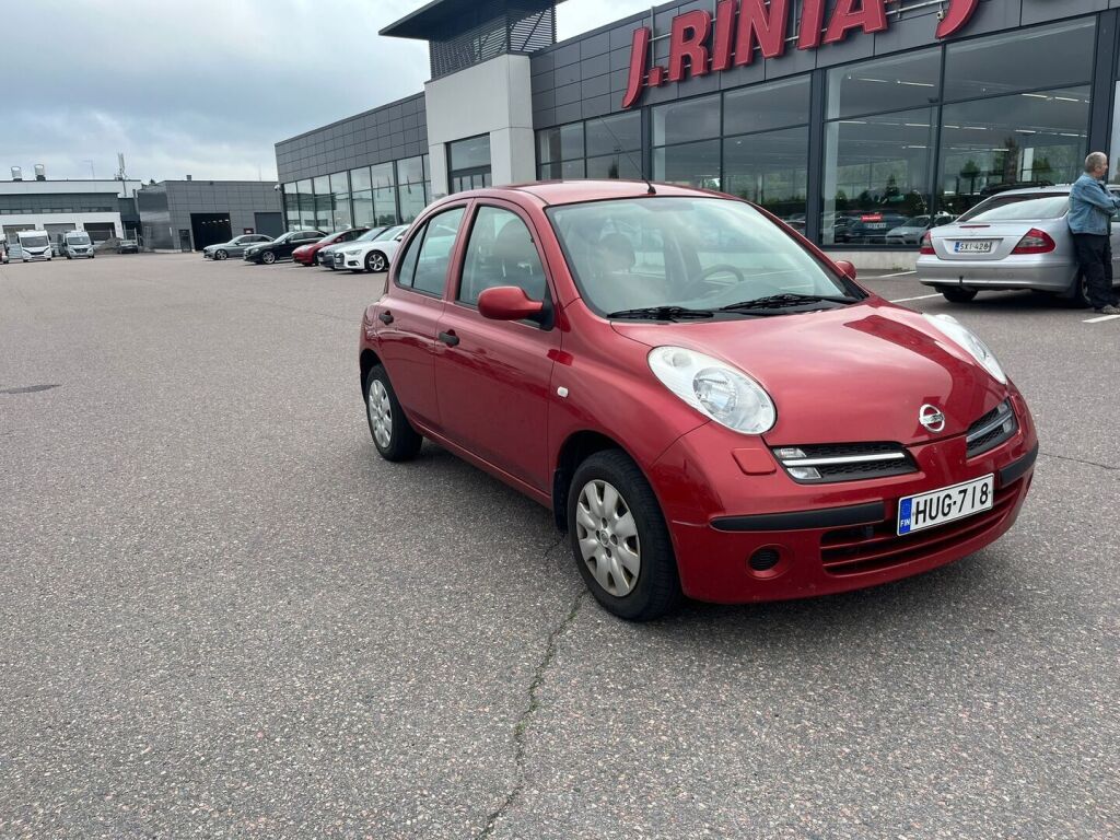 Nissan Micra 2007 Punainen