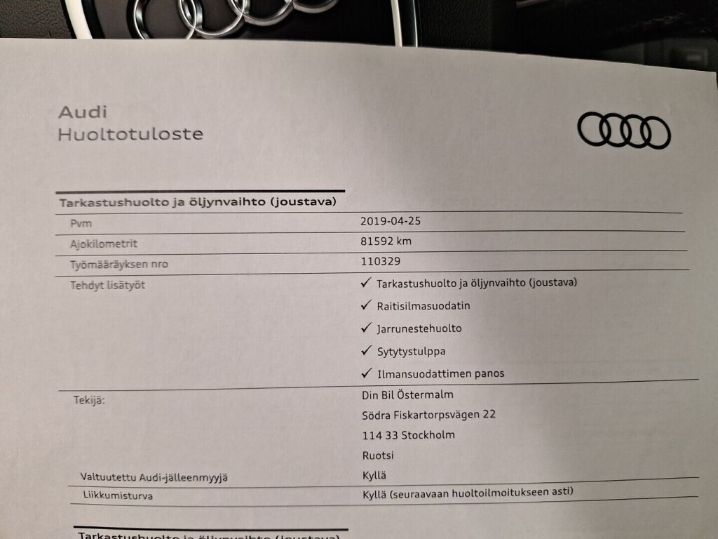 Audi A3 2013 Valkoinen