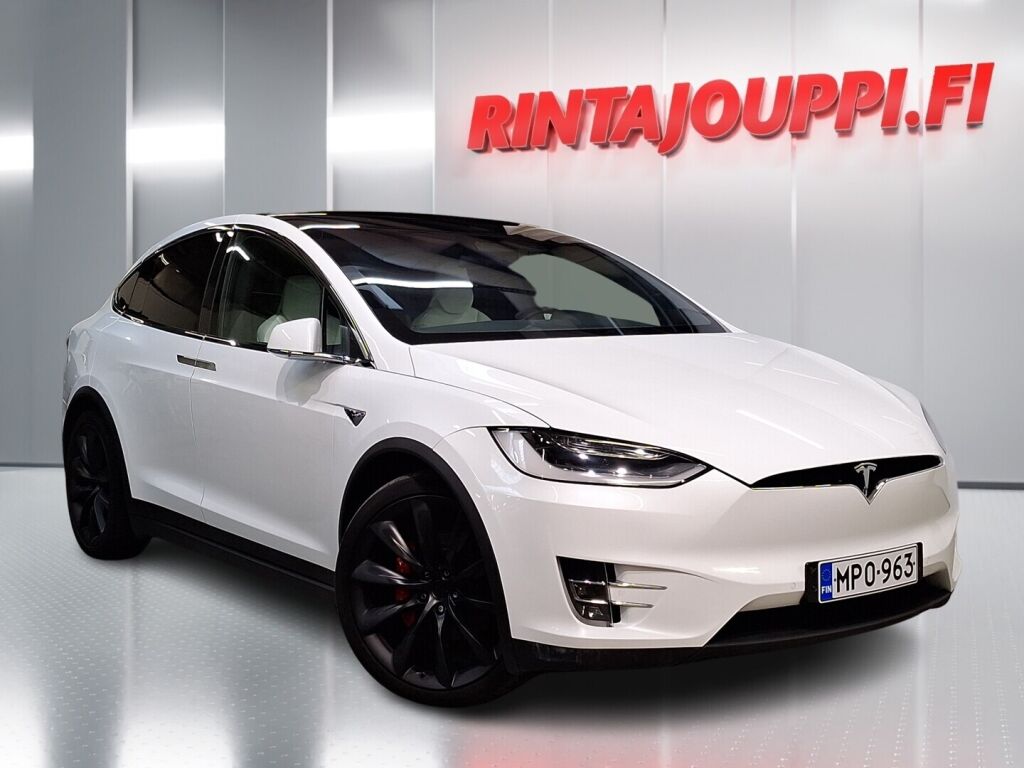 Tesla Model X 2018 Valkoinen