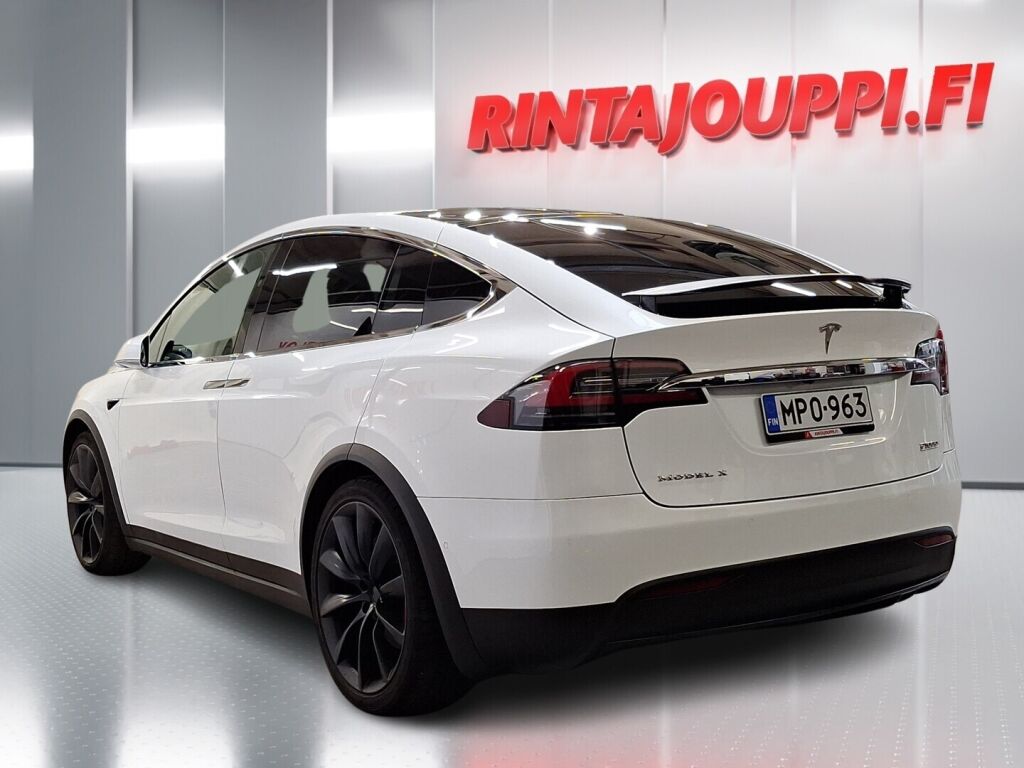 Tesla Model X 2018 Valkoinen