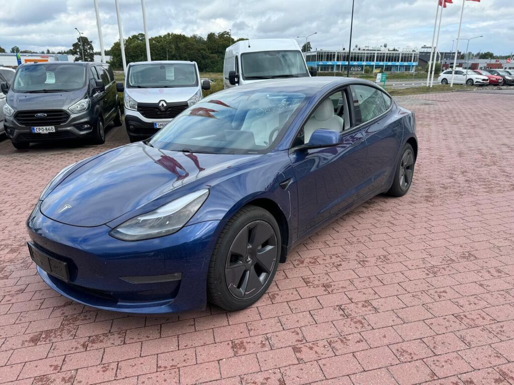 Tesla Model 3 2021 Metalli sininen