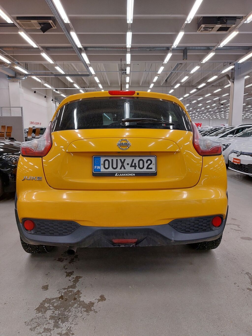 Nissan Juke 2015 Keltainen