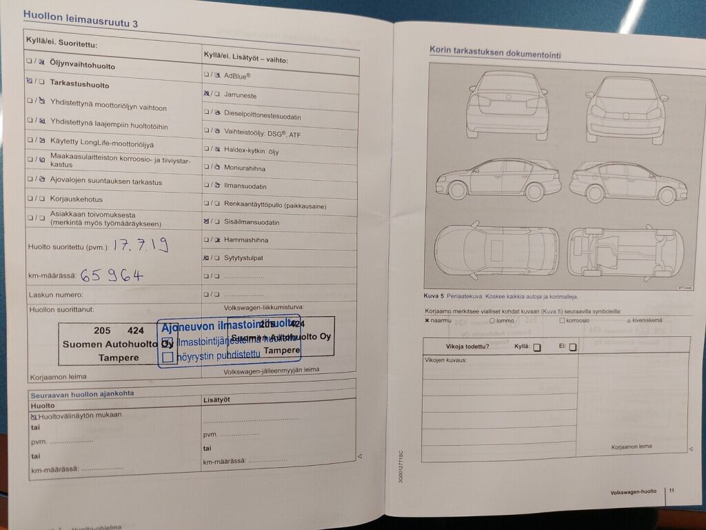 Volkswagen Golf 2016 Sininen