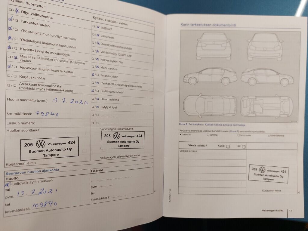 Volkswagen Golf 2016 Sininen