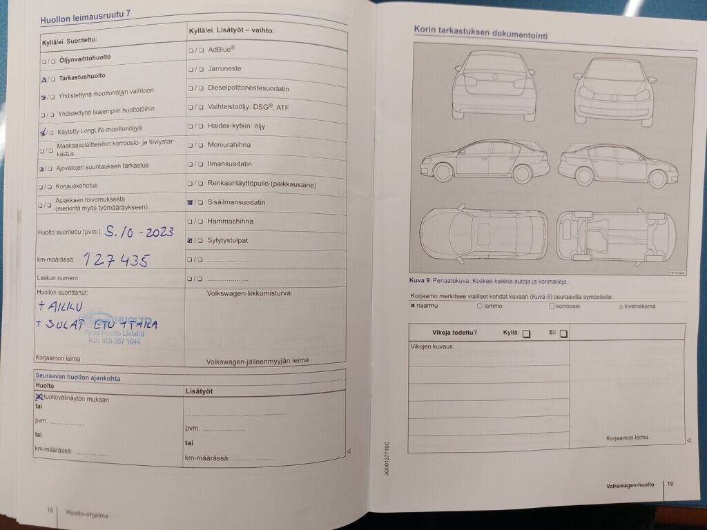 Volkswagen Golf 2016 Sininen