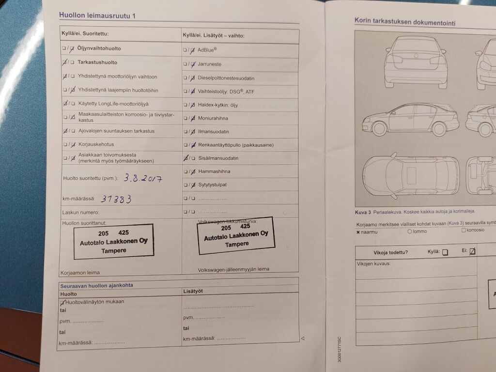 Volkswagen Golf 2016 Sininen