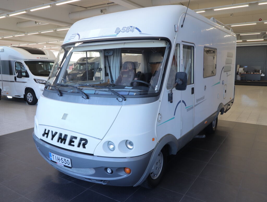 Hymer B 584 1998 Valkoinen